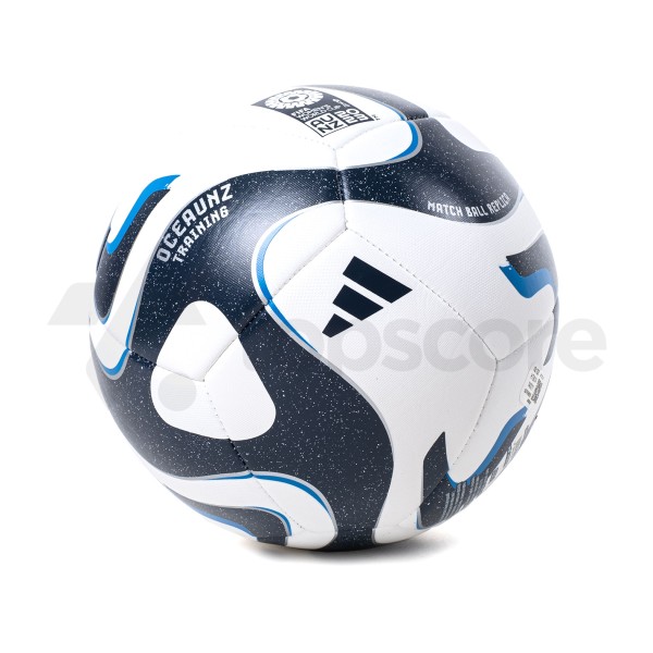 ADIDAS OCEAUNZ TRAINING BALL - HT9014 WHITE/COLLEGIATE NAVY/BRIGHT BLUE/SILVER MET.