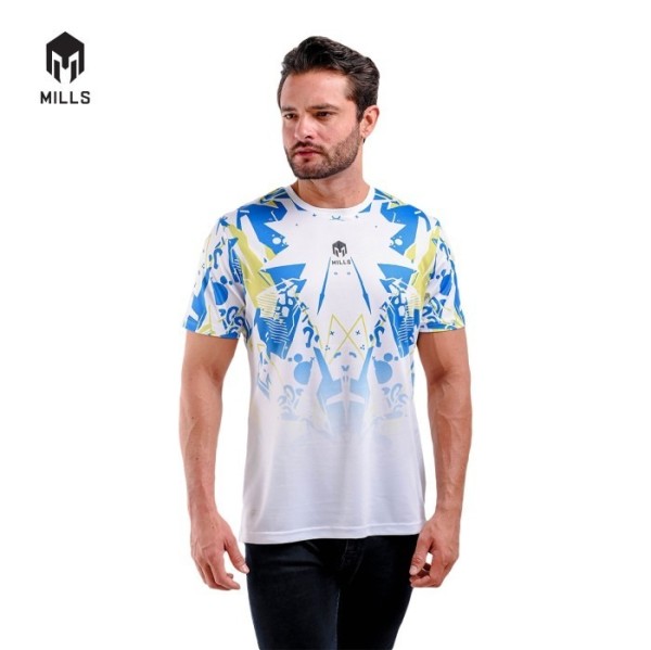 MILLS FOOTBALL JERSEY VULCAN 1114 WHITE/BLUE