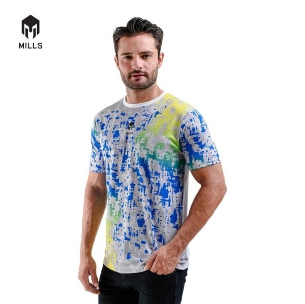 MILLS FOOTBALL JERSEY XYCLOPS SPEEDFREAK 1241 LIGHT GREY/LIGHT BLUE/NEON