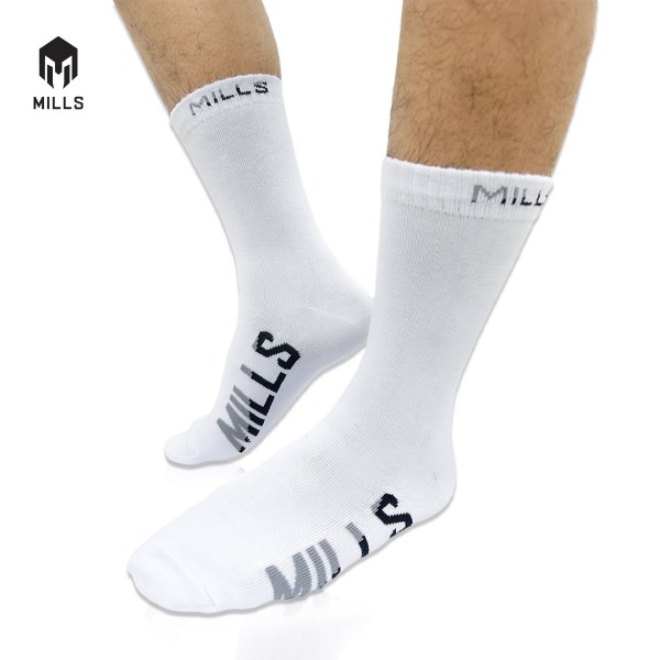MILLS QUARTER MILLS SOCKS A1 2009 WHITE/BLACK