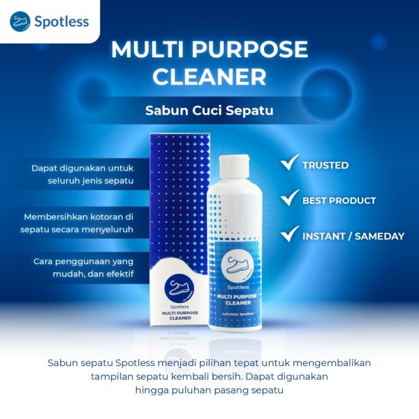 SPOTLESS MULTI PURPOSE CLEANER 100ML BLUE