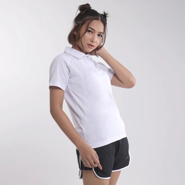 APPAREL JUARA BASIC WOMEN JR DYNAMIC POLO SHIRT 1945 WHITE