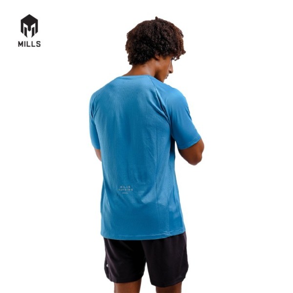 MILLS RISE RUNNING TEE MEN 2006 TEAL TEAL