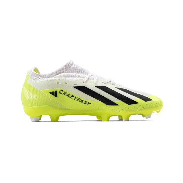 ADIDAS X CRAZYFAST.3 FG - HQ4534 CLOUD WHITE/CORE BLACK/LUCID LEMON