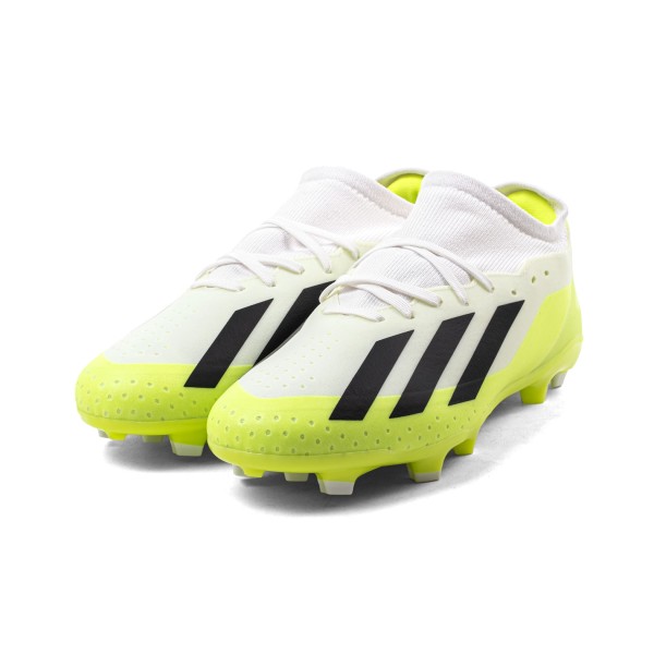 ADIDAS X CRAZYFAST.3 FG - HQ4534 CLOUD WHITE/CORE BLACK/LUCID LEMON