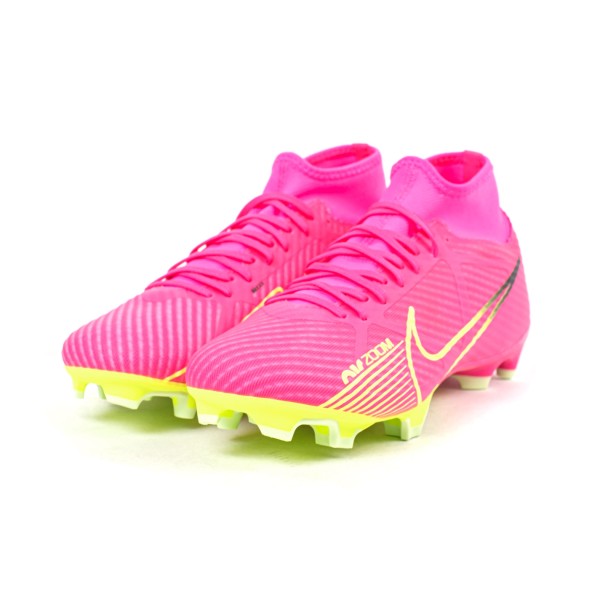NIKE NIKE ZOOM MERCURIAL SUPERFLY 9 ACADEMY MG DJ5625-605 Pink Blast/Gridiron/Volt