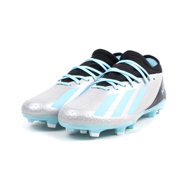 ADIDAS X CRAZYFAST MESSI.3 FG - IE4078 SILVER METALLIC/BLISS BLUE/CORE BLACK