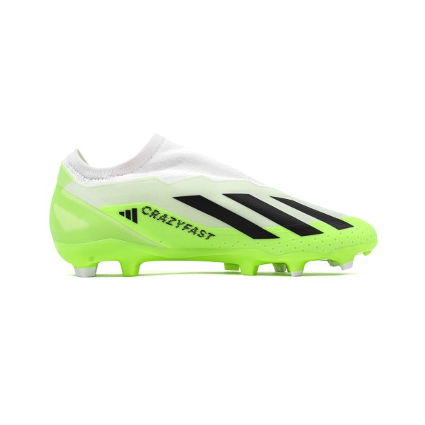 ADIDAS X CRAZYFAST.3 LL FG - HQ4515 CLOUD WHITE/CORE BLACK/LUCID LEMON