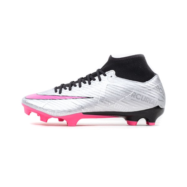 NIKE NIKE ZOOM MERCURIAL SUPERFLY 9 ACADEMY XXV MG FB8402-060 Metallic Silver/Black/Volt/Hyper Pink