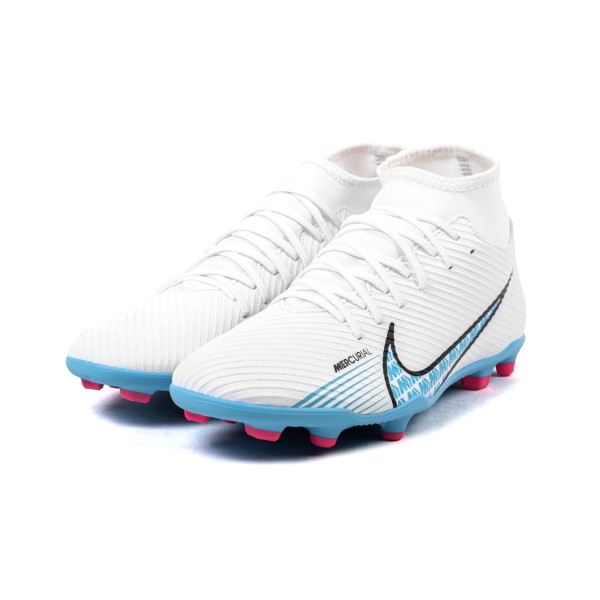 NIKE NIKE MERCURIAL SUPERFLY 9 CLUB MG DJ5961-146 White/Baltic Blue-Pink Blast
