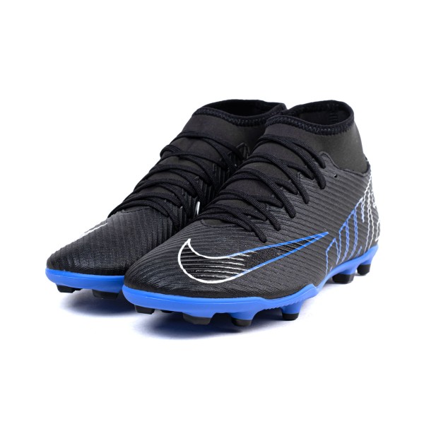 NIKE JR SUPERFLY 9 CLUB FG/MG DJ5959-040 Black/Hyper Royal/Chrome