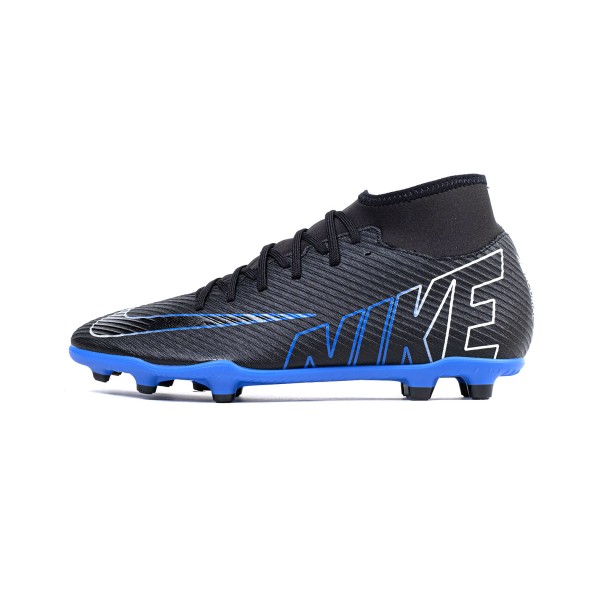 NIKE JR SUPERFLY 9 CLUB FG/MG DJ5959-040 Black/Hyper Royal/Chrome