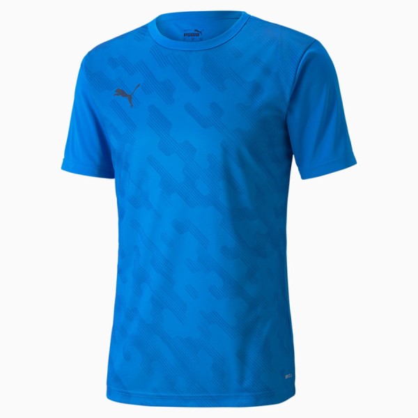 PUMA INDIVIDUALRISE GRAPHIC TEE - 65752802 BLUE LEMONADE-PEACOAT