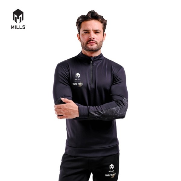 MILLS MK SEMBRANI HALFZIP - 8087MK BLACK