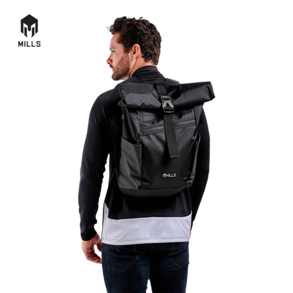 MILLS MILLS ROLL TOP 3.0 BACKPACK - A5 5015 BLACK