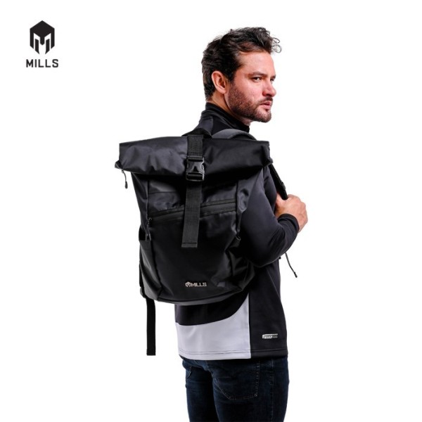 MILLS MILLS ROLL TOP 3.0 BACKPACK - A5 5015 BLACK