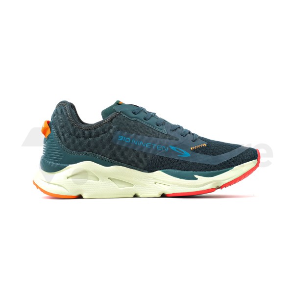 910 HYUGO HIJAU-TEAL/SOFT-GREEN/ORANGE