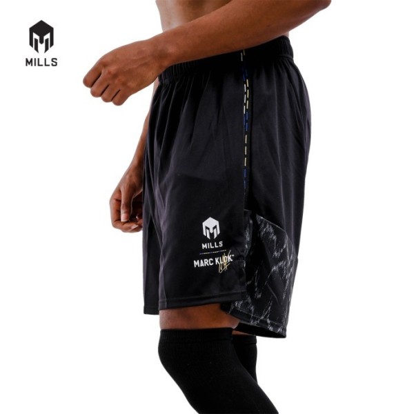 MILLS MK SEMBRANI  FOOTBALL SHORT - 3174MK BLACK