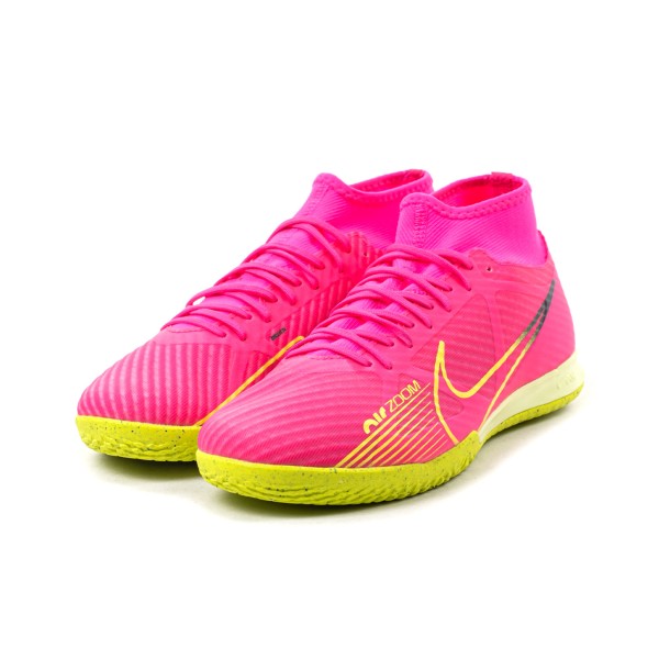 NIKE NIKE ZOOM MERCURIAL SUPERFLY 9 ACADEMY IC DJ5627-605 Pink Blast/Gridiron/Volt
