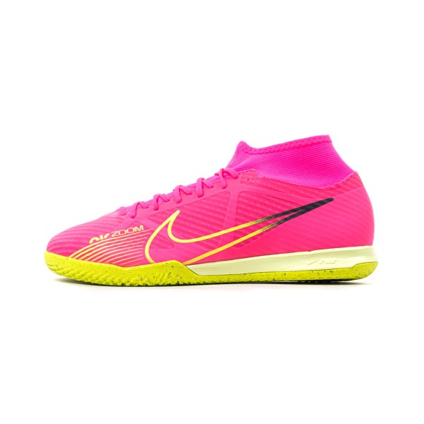 NIKE NIKE ZOOM MERCURIAL SUPERFLY 9 ACADEMY IC DJ5627-605 Pink Blast/Gridiron/Volt