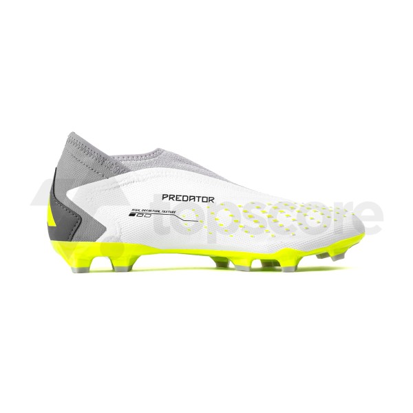 ADIDAS PREDATOR ACCURACY.3 LL FG - GZ0021 CLOUD WHITE/CORE BLACK/LUCID LEMON