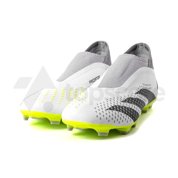 ADIDAS PREDATOR ACCURACY.3 LL FG - GZ0021 CLOUD WHITE/CORE BLACK/LUCID LEMON