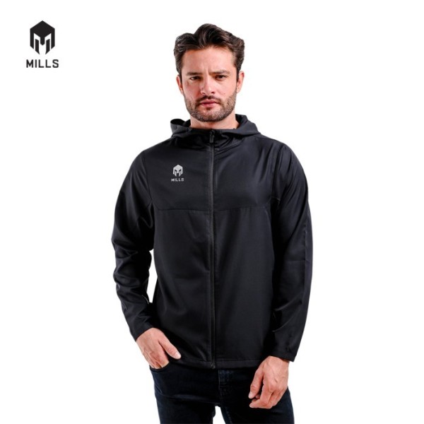MILLS PIZZI WINDBREAKER MEN - 15015 BLACK