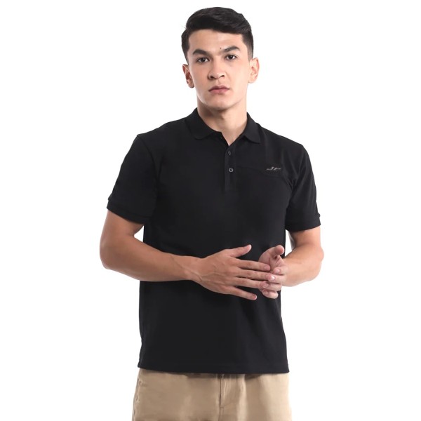 APPAREL JUARA BASIC JR SIGNATURE POLO SHIRT BLACK