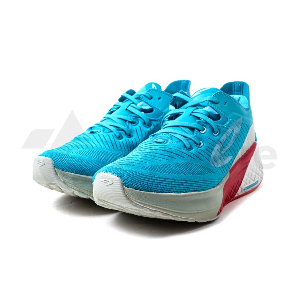 910 HANNA 1.0 HIJAU-TEAL/PUTIH/MERAH-CORAL