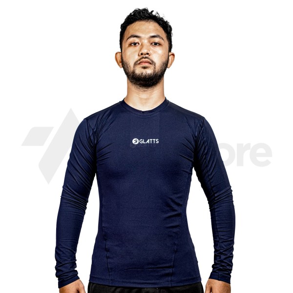 GLATTS GLATTS BASELAYER LONG SLEEVE NAVY