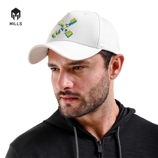 MILLS MILLS CROSS BASEBALL CAP 2.0 A4 4030 WHITE