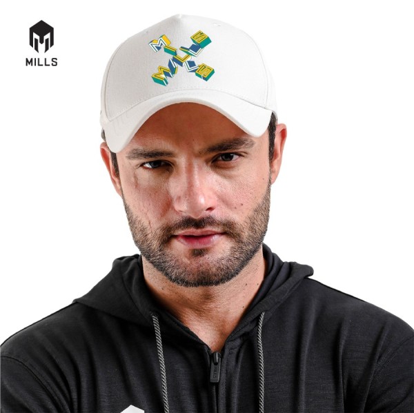 MILLS MILLS CROSS BASEBALL CAP 2.0 A4 4030 WHITE