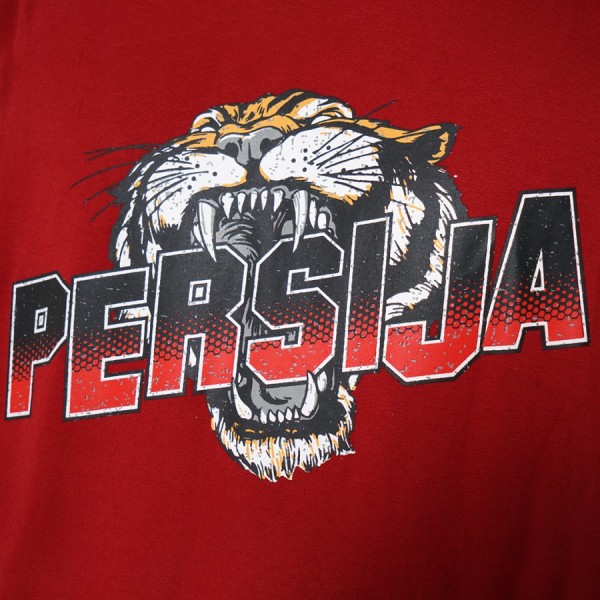 PERSIJA T-SHIRT PERSIJA 23 TSHIRT TIGER BITE MERAH MAROON