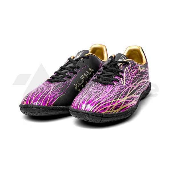 SPECS ACCELERATOR ALPHA NERVE CORE IN NEUTRAL BLACK/FROSTED ALMOND/SHOCKING PINK