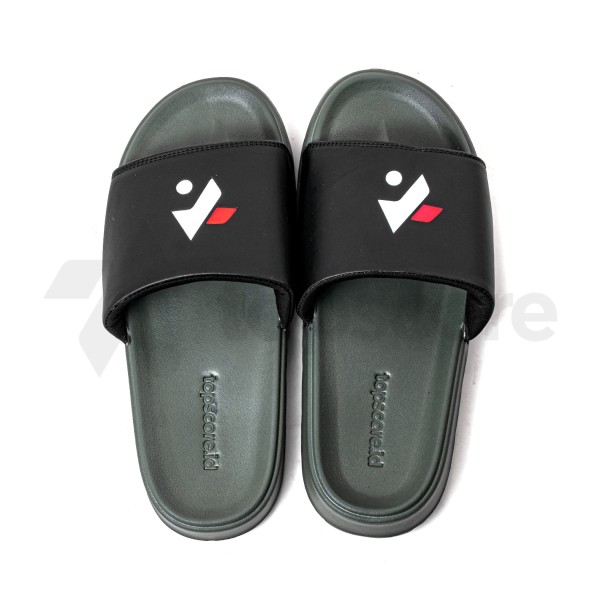 TOPSCORE TOPS GLEE SANDALS GREEN BLACK