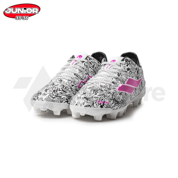MILLS TROYA CHAOS JR FG WHITE BLACK MAGENTA