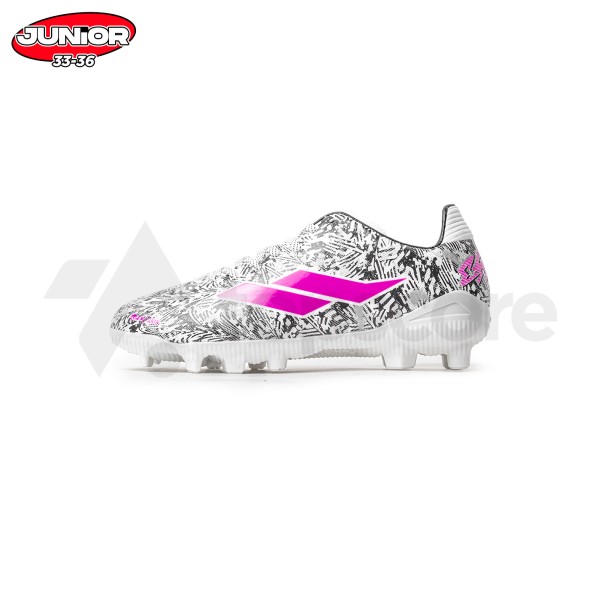 MILLS TROYA CHAOS JR FG WHITE BLACK MAGENTA