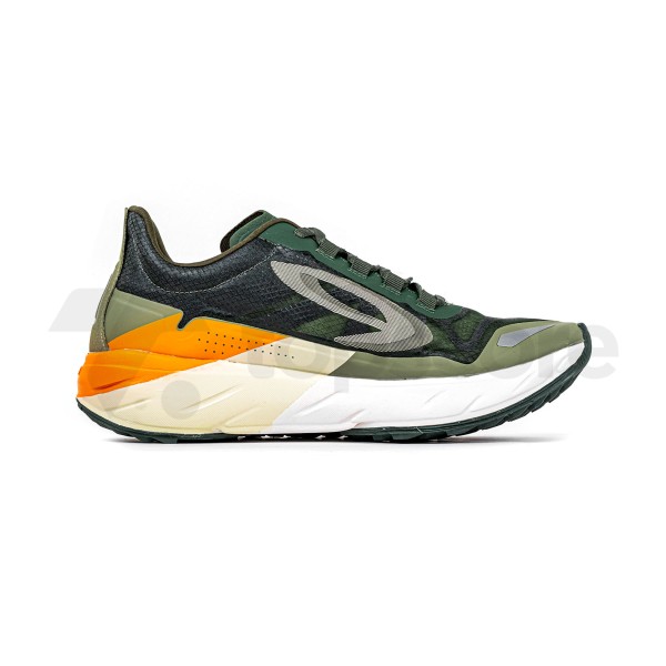 910 GEIST EKIDEN TRAIL HIJAU TUA KREM JINGGA