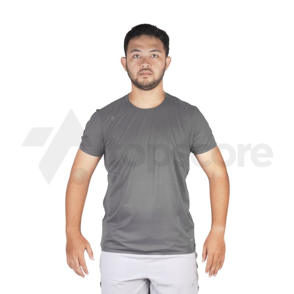MILLS DASH RUNNING TEE MEN  2030 CHARCOAL