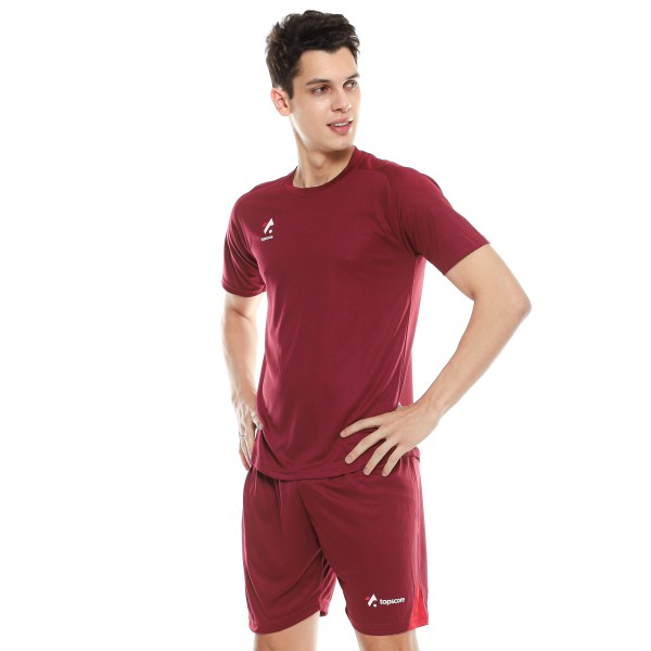 TOPSCORE TOPS APEX JERSEY SET MAROON