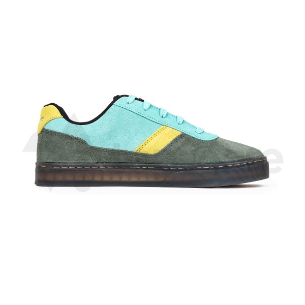 LEAGUE AUSTIN SUEDE SEA SPRAY ARUBA BLUE BLACK