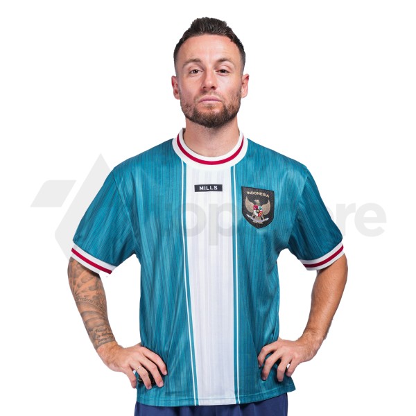 MILLS INDONESIA BLOKE CORE AWAY JERSEY TEAL