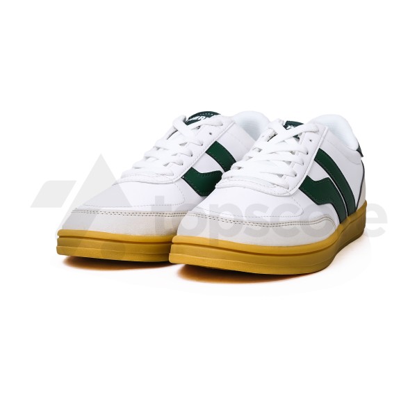 PIERO COURT DERBY BIG LOGO WHITE GREEN GUM