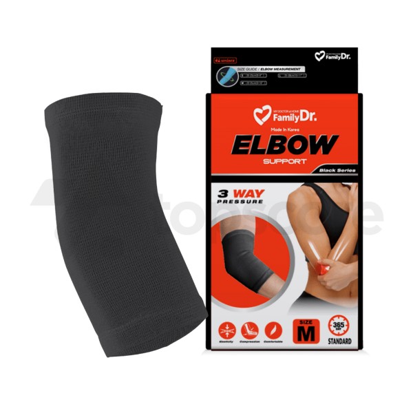 FAMILY DR ELBOW SUPPORT BASIC BLACK