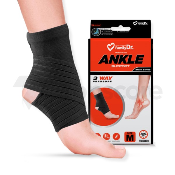 FAMILY DR ANKLE SUPPORT BASIC BLACK