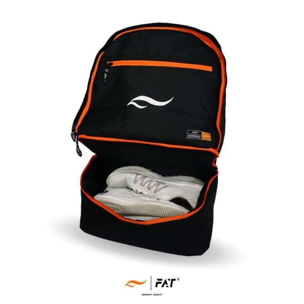 FAT 11.11 BACK PACK BLACK ORANGE