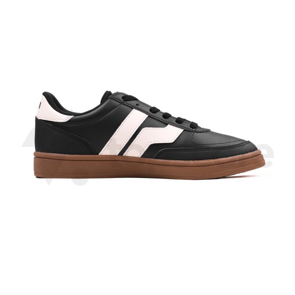 PIERO COURT DERBY BIG LOGO BLACK WHITE BROWN