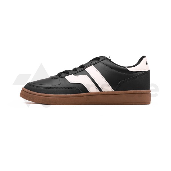 PIERO COURT DERBY BIG LOGO BLACK WHITE BROWN