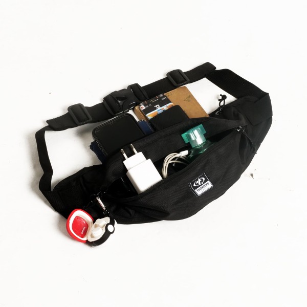 TOPSCORE HIKARI WAIST BAG BLACK