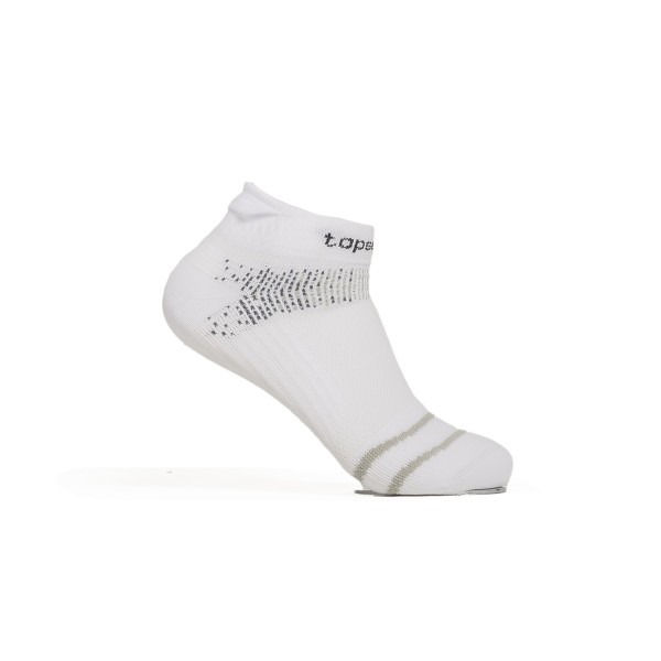 TOPSCORE OLYMPION ELITE RUNNING SOCKS WHITE GREY